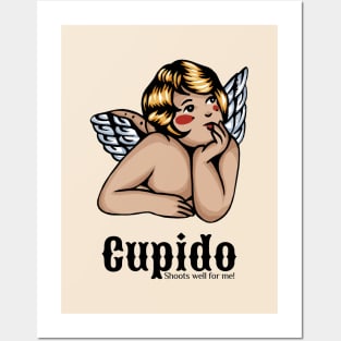 Vintage Cupid Shoots well for me! Posters and Art